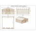 Casetta in legno Camilla 500 cm x 500 cm - h 252 cm