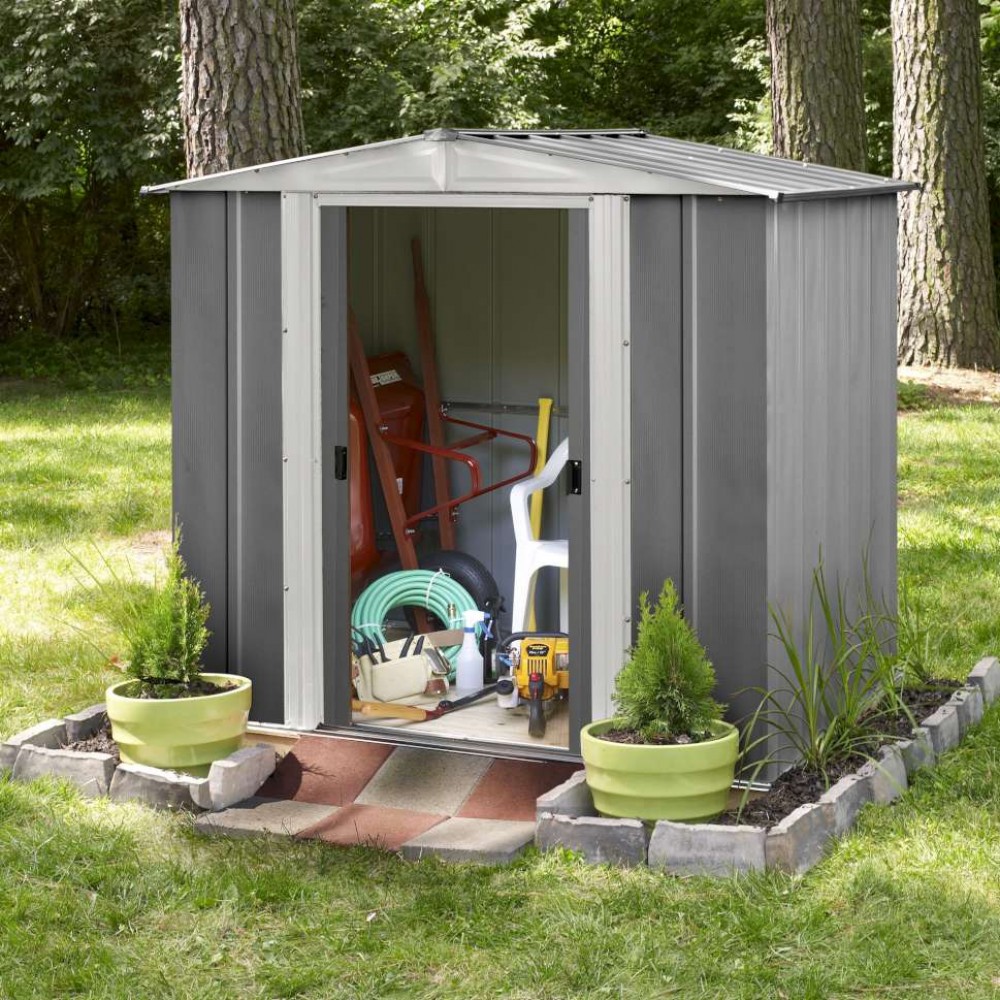 Casetta in metallo Selmont Medium 253 cm x 181 cm - h 177 cm