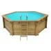 Piscina Losa in legno esagonale diametro 360 cm - h 114 cm