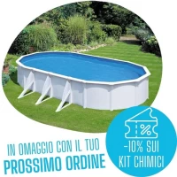 Fidji piscina fuori terra Gre 500 cm - 300 cm - h 120 cm