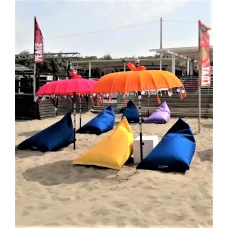 Pouf sdraio per giardino e spiaggia