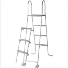 Scaletta piscine Gre 134 cm - 2 x 3 gradini - piattaforma - lato staccabile