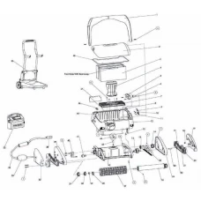 Puleggia tensionamento cinghietta robot Dolphin Magic/Luminus