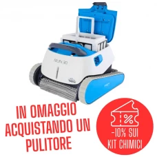 Robot pulitore per piscina Dolphin Run 30 - spazzole PVC