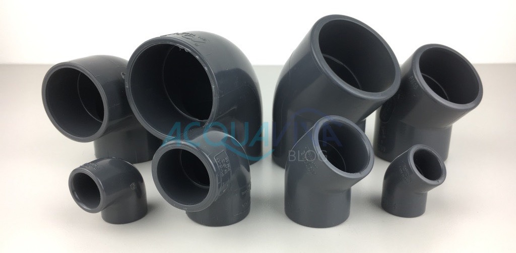 Gomiti in pvc 45° / 90° Gomiti in pvc 45° / 90°
